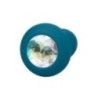 Plug anale con vibrazione blu small 9,5 cm Plug anale con vibrazione blu small 9,5 cm