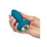 Plug anale con vibrazione blu small 9,5 cm