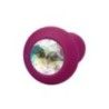 Plug anale con vibrazione viola small 9,5 cm Plug anale con vibrazione viola small 9,5 cm
