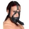 Imbracatura da viso BDSM con dildo e ball gag Imbracatura da viso BDSM con dildo e ball gag