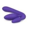 Fallo triplo anale vaginale indossabile viola Fallo triplo anale vaginale indossabile viola