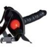 Imbracatura da viso BDSM con dildo e ball gag Imbracatura da viso BDSM con dildo e ball gag