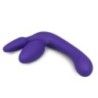 Fallo triplo anale vaginale indossabile viola Fallo triplo anale vaginale indossabile viola
