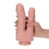 Dildo Doppio Relo pelle chiara 20,5 cm