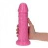 Dildo maxi realistico King fucsia 25 cm