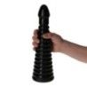 Plug anale piramide Tito nero 26 cm