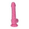 Dildo realistico Cupido fucsia 18,5 cm Dildo realistico Cupido fucsia 18,5 cm