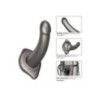 Imbracatura strapon con dildo grigio Imbracatura strapon con dildo grigio