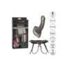 Imbracatura strapon con dildo grigio Imbracatura strapon con dildo grigio