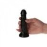 Dildo realistico mini Leopoldo nero 13,5 cm