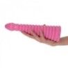 Plug anale piramide Tito fucsia 27 cm