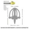 Dilatatore uretra con gabbia per glande Dilatatore uretra con gabbia per glande