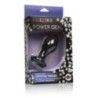 Plug anale con vibrazione nero medium Plug anale con vibrazione nero medium