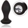 Plug anale con vibrazione nero medium Plug anale con vibrazione nero medium