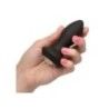 Plug anale con vibrazione nero small 9,5 cm
