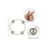 Anello fallico con sfere stimolanti Large Anello fallico con sfere stimolanti Large