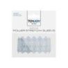 Guaina fallica con rilievi stimolanti azzurra Guaina fallica con rilievi stimolanti azzurra