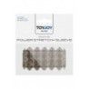 Guaina fallica con rilievi stimolanti grigia Guaina fallica con rilievi stimolanti grigia