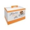 Collare e guinzaglio vera pelle nero arancio Collare e guinzaglio vera pelle nero arancio