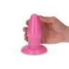 Plug anale con ventosa Evan fucsia 11,5 cm