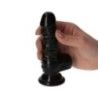 Dildo realistico mini Pippo nero 13 cm