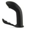 Stimolatore prostatico doppio nero 14 cm Stimolatore prostatico doppio nero 14 cm