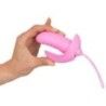 Stimolatore vaginale rosa con telecomando Stimolatore vaginale rosa con telecomando