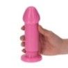 Dildo realistico Lapo fucsia 16,5 cm