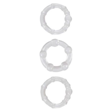 Anelli fallici kit 3 pz trasparenti