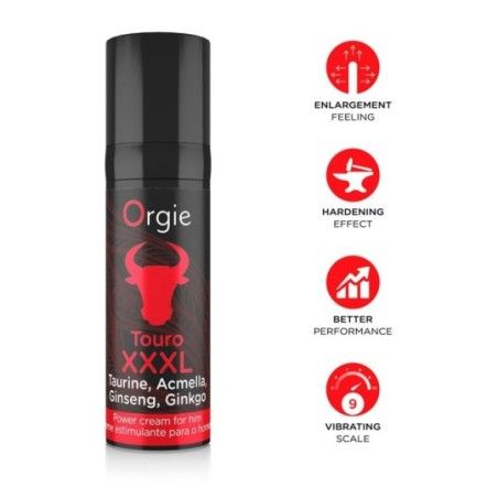 Crema potenziante stimolante Touro XXXL 15 ml