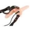 Imbracatura strapon dildo doppio vibrante Imbracatura strapon dildo doppio vibrante