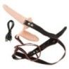 Imbracatura strapon dildo doppio vibrante Imbracatura strapon dildo doppio vibrante