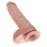 Dildo realistico ventosa 26 cm pelle chiara