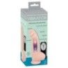 Dildo Pulsante e vibrante pelle chiara Dildo Pulsante e vibrante pelle chiara