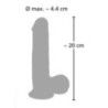 Dildo Pulsante e vibrante pelle chiara Dildo Pulsante e vibrante pelle chiara