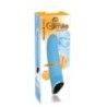 Vibratore classico smile silicone azzurro Vibratore classico smile silicone azzurro