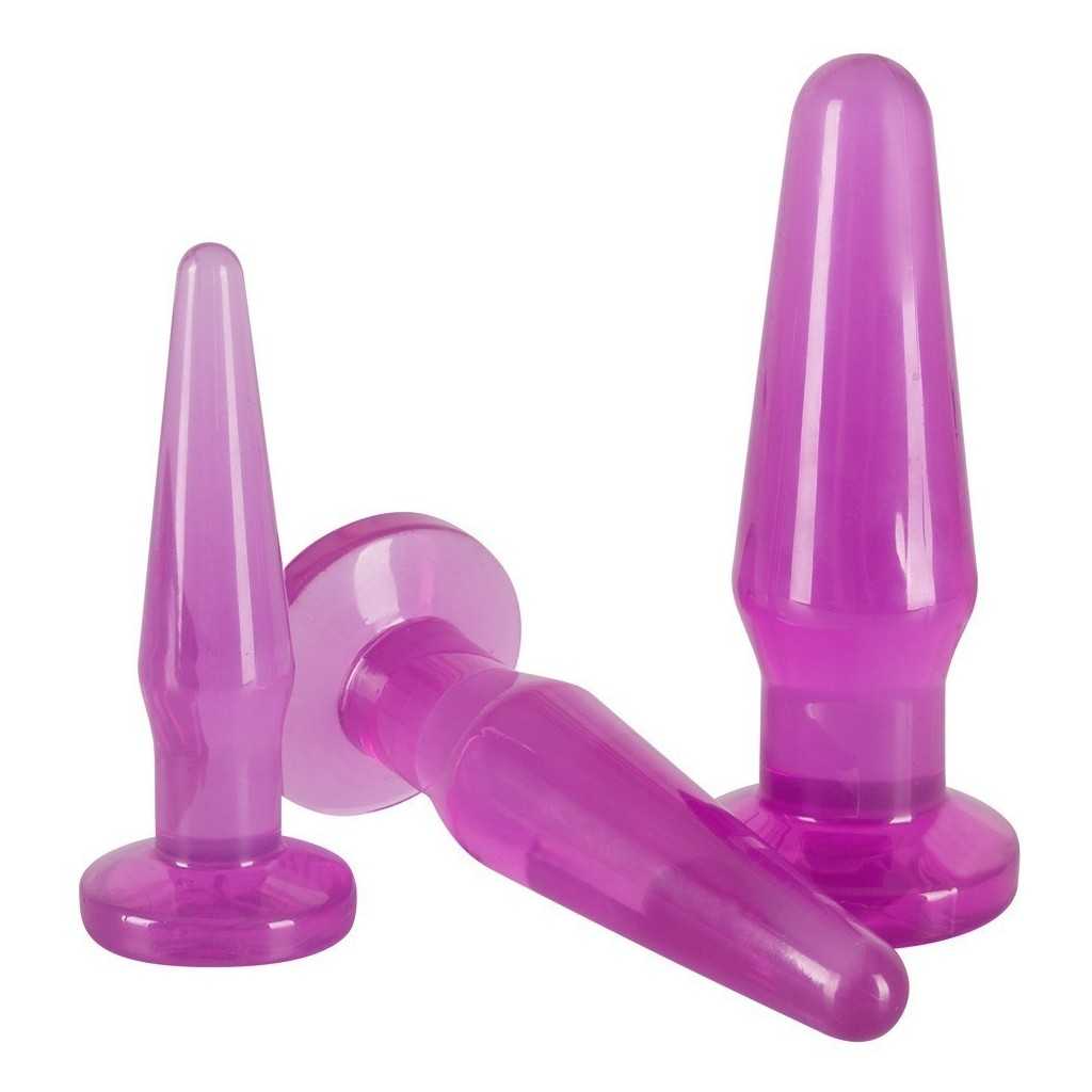 Kit 3 plug Anali Training Set purple anal Kit 3 plug Anali Training Set purple anal
