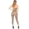Tutina velata sexy bodystocking leopardata Tutina velata sexy bodystocking leopardata