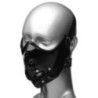 Maschera sadomaso con zip lektor nera Maschera sadomaso con zip lektor nera