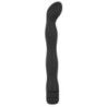Vibratore anale ondulato nero 18 cm