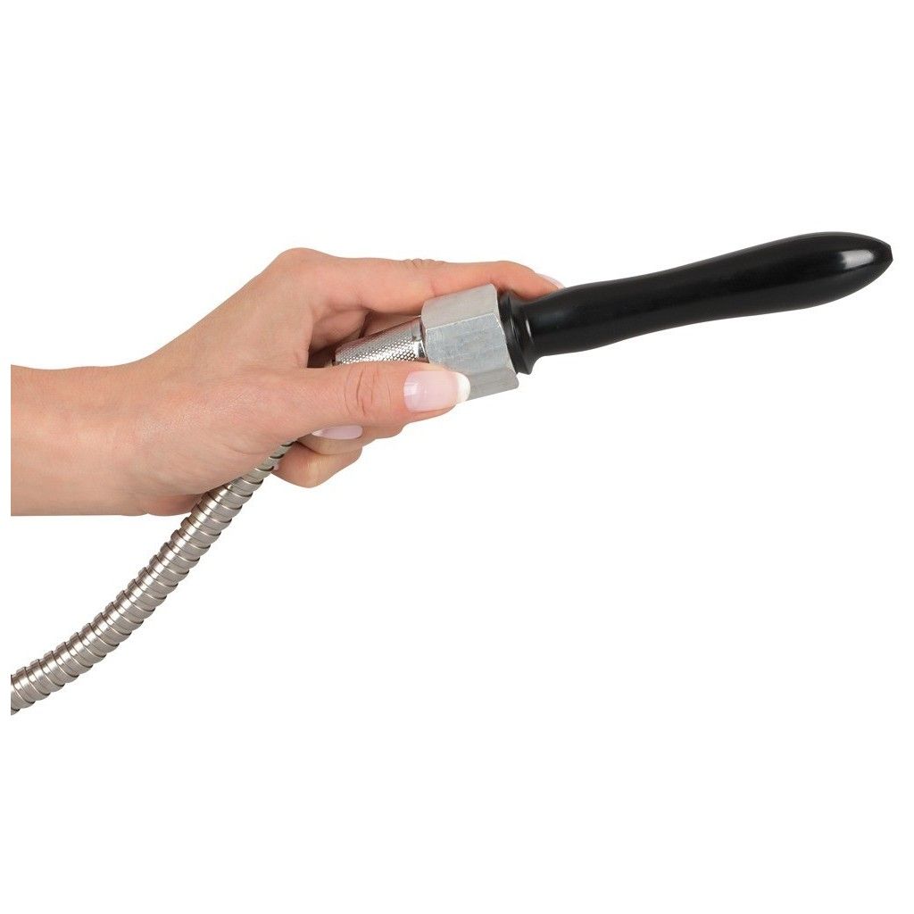 Doccia intima con 2 dildo e tubo acciaio PVC