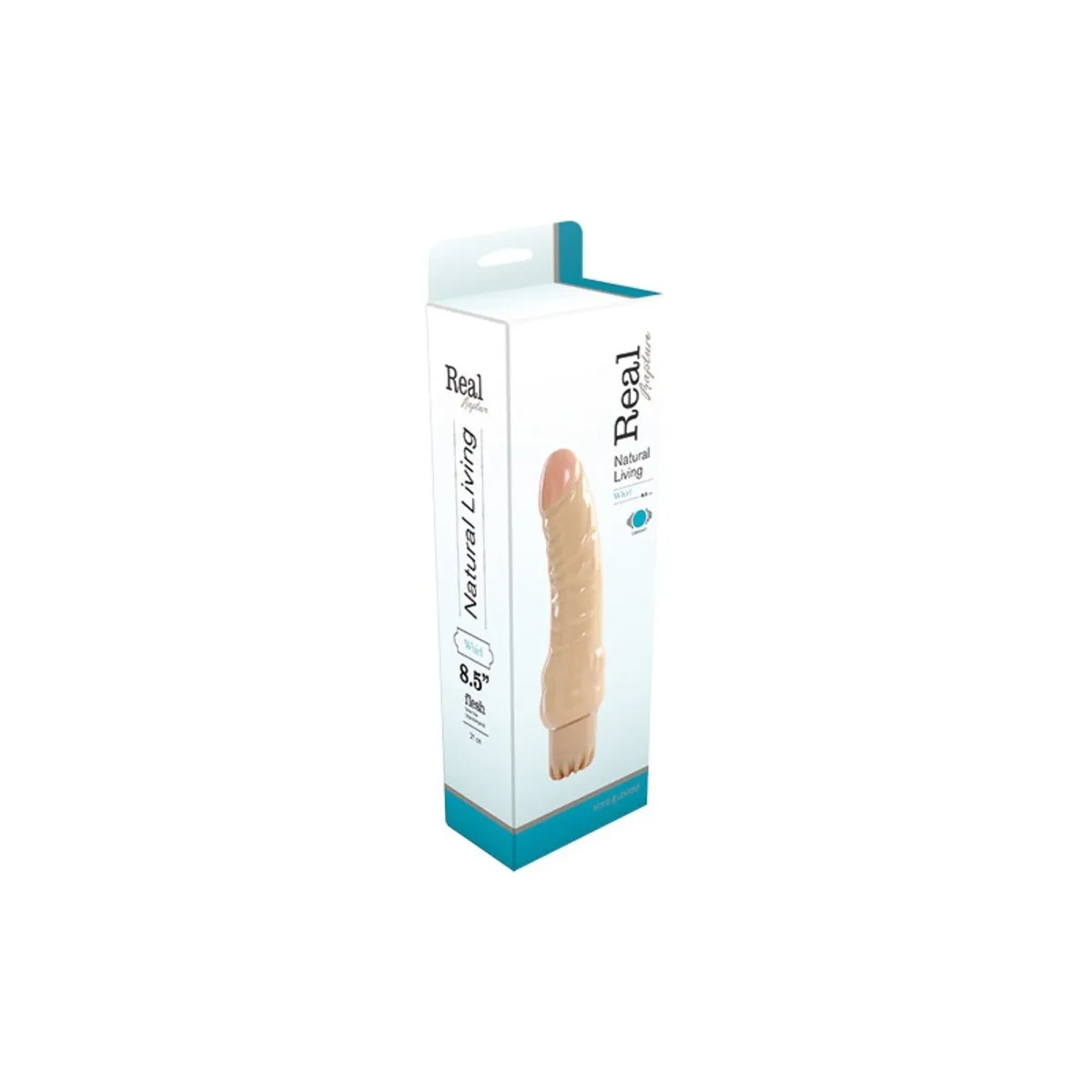 Vibratore Dildo vibrante realistico real rapture whirl 8.5