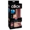 Fallo realistico 3D King Cock 17 cm chiaro Fallo realistico 3D King Cock 17 cm chiaro