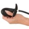 Plug anale gonfiabile nero Yoy2Toys 8 cm Plug anale gonfiabile nero Yoy2Toys 8 cm