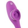 Vibratore flessibile con linguetta stimolante Vibratore flessibile con linguetta stimolante