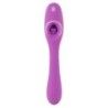 Vibratore flessibile con linguetta stimolante Vibratore flessibile con linguetta stimolante