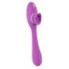 Vibratore flessibile con linguetta stimolante Vibratore flessibile con linguetta stimolante