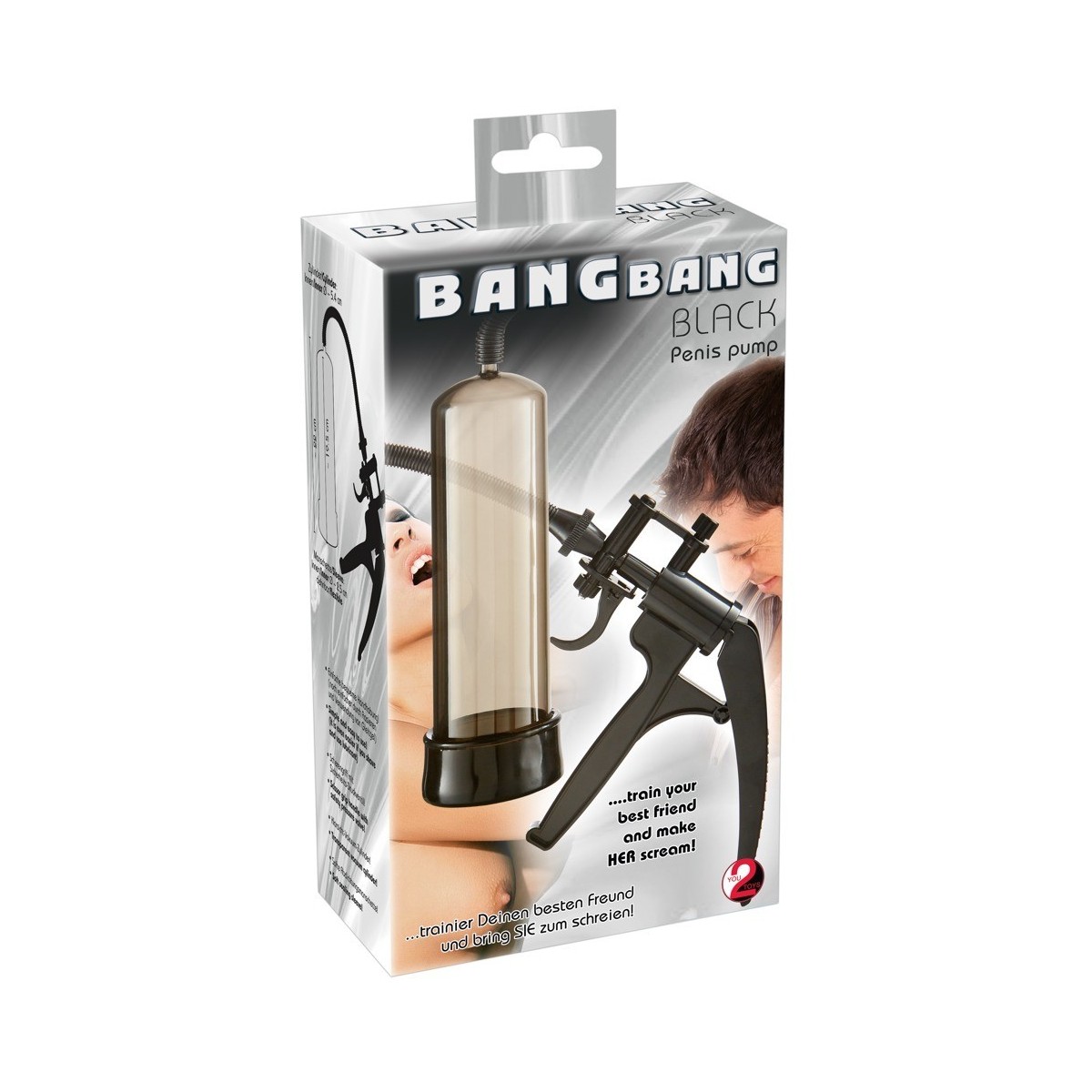 Pompa per pene Bang Bang black pump