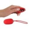 Ovetto vibrante rosso con telecomando Ovetto vibrante rosso con telecomando