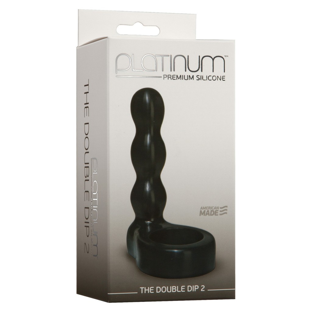 Platinum Premium Silicone - The Double Dip 2 c ring penetration
